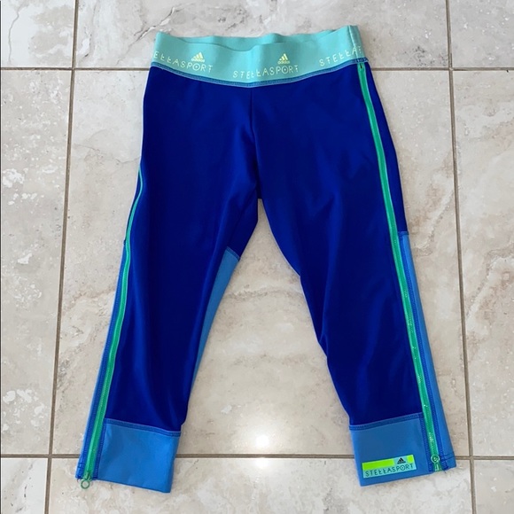 Adidas Stellasport 3/4 Running Tights- Blue🤍 - Picture 5 of 8